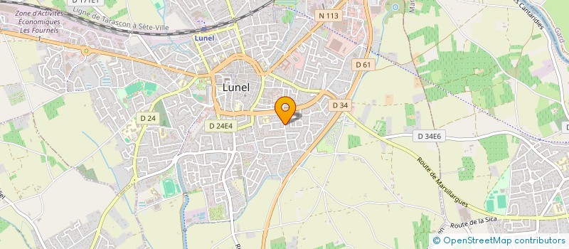 localisation de l'entreprise AMS TRANSPORT à CASTELNAU-LE-LEZ