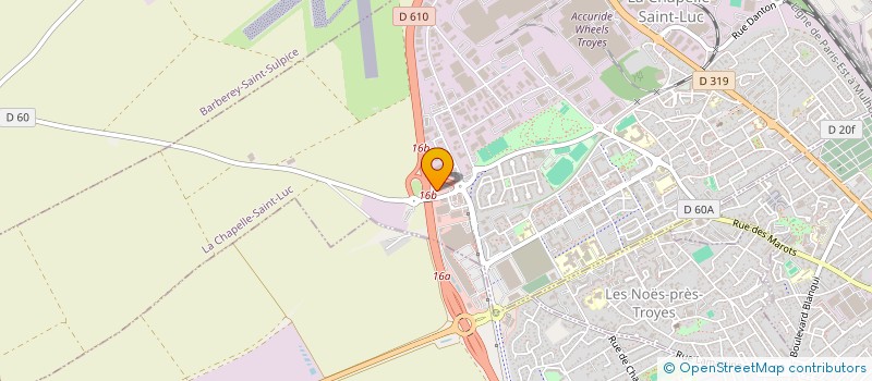 localisation de l'entreprise AMS-TROYES LA CHAPELLE  LA CHAPELLE-SAINT-LUC