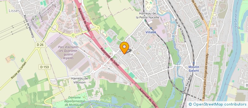 localisation de l'entreprise AMS-VILLABE  VILLABE