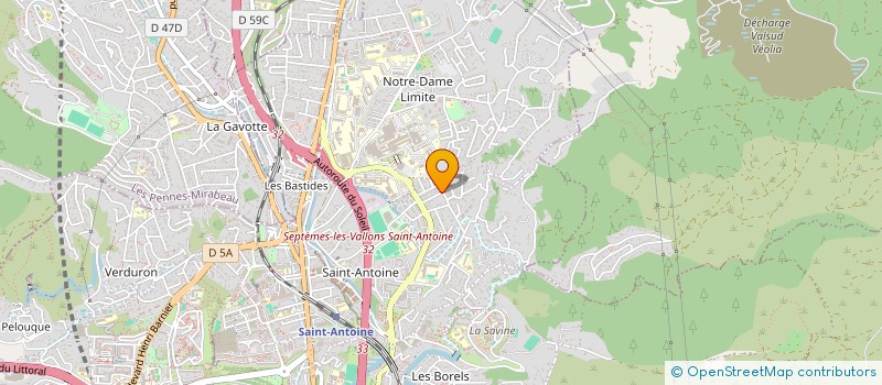 localisation de l'entreprise AMSA à MARSEILLE 15EME