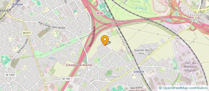 localisation de l'entreprise AMSA LAVERIE à LESQUIN