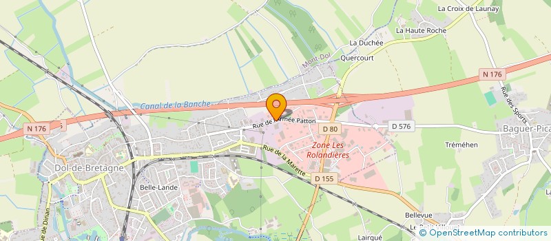 localisation de l'entreprise AMSA OUEST à DOL-DE-BRETAGNE