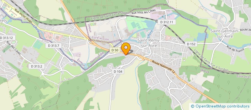 localisation de l'entreprise AMSC à SAINT-REMY-SUR-AVRE