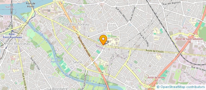 localisation de l'entreprise AMSCOT à SAINT-SEBASTIEN-SUR-LOIRE