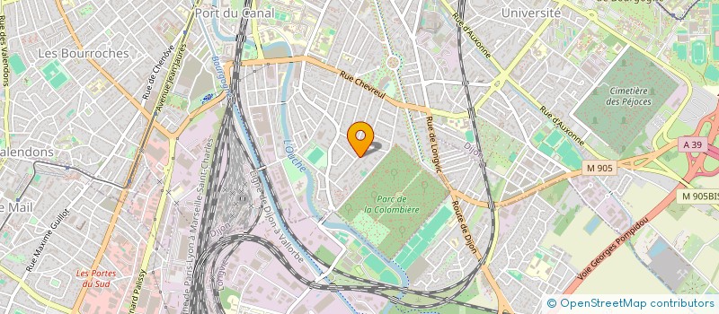 localisation de l'entreprise AMSD  CHEVIGNY-SAINT-SAUVEUR