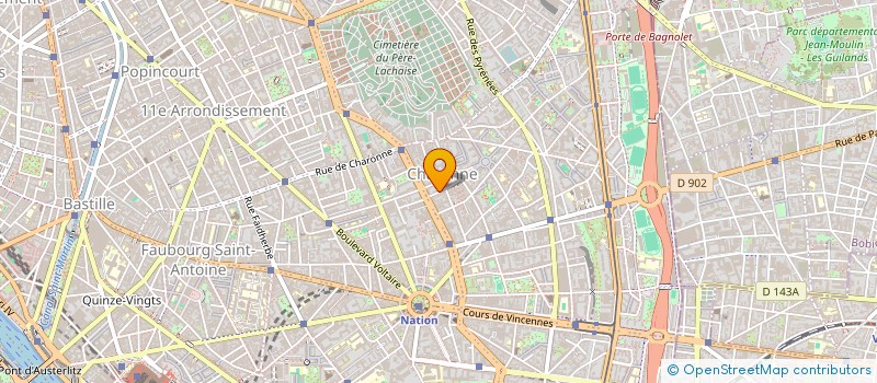 localisation de l'entreprise AMSD BATIMENT  PARIS