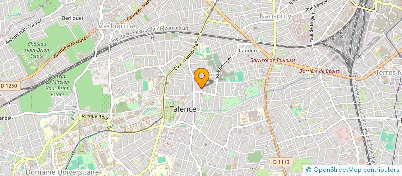 localisation de l'entreprise AMSD CONCEPTION à TALENCE