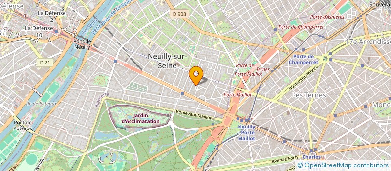 localisation de l'entreprise AMSEL à NEUILLY-SUR-SEINE