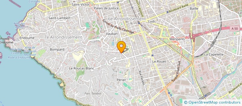 localisation de l'entreprise AMSELLEM PARADIS à MARSEILLE