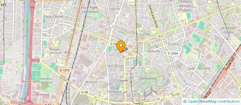 localisation de l'entreprise AMSET à GRENOBLE