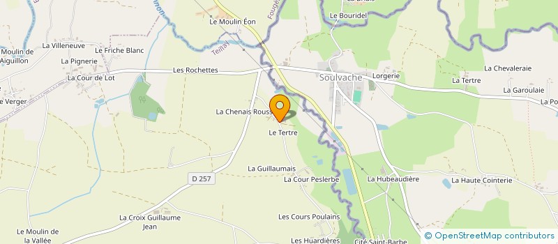 localisation de l'entreprise AMSG à TEILLAY
