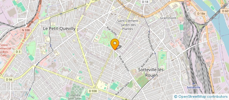 localisation de l'entreprise AMSI à SOTTEVILLE-LES-ROUEN