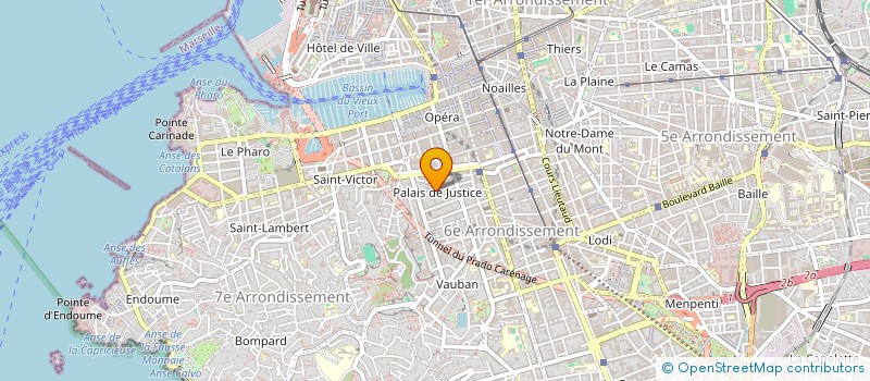 localisation de l'entreprise AMSI IMMO à MARSEILLE