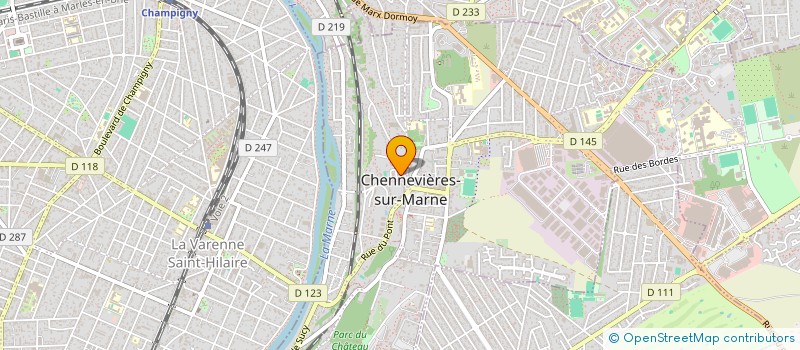 localisation de l'entreprise AMSI IMMO  CHENNEVIERES-SUR-MARNE