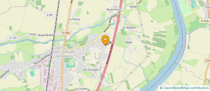 localisation de l'entreprise AMSL  SAINT-GEORGES-DE-RENEINS