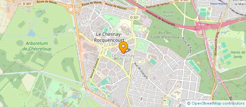 localisation de l'entreprise AMSO à LE CHESNAY-ROCQUENCOURT