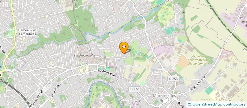 localisation de l'entreprise AMSO  VILLECRESNES