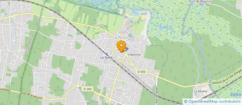 localisation de l'entreprise AMSP à LE TEICH