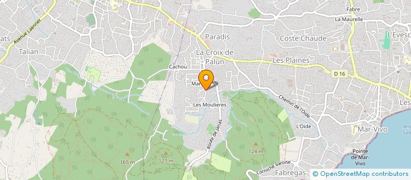 localisation de l'entreprise AMSP à LA SEYNE-SUR-MER