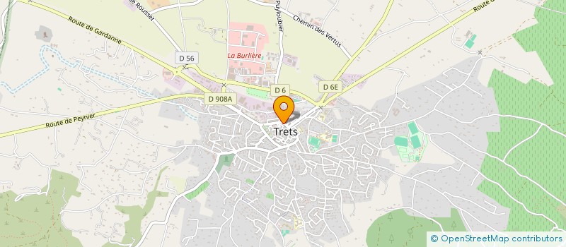 localisation de l'entreprise AMSP  TRETS