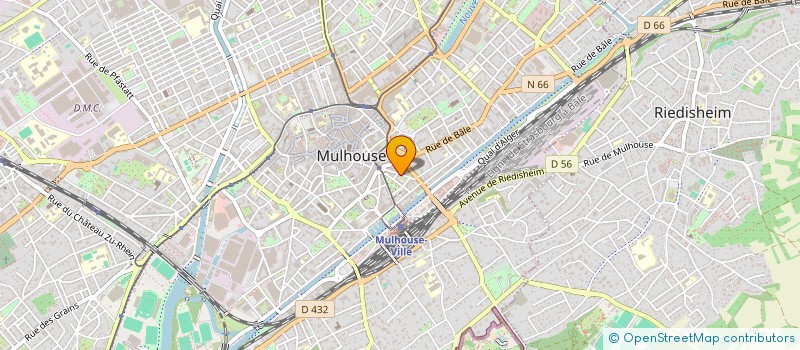 localisation de l'entreprise AMSR BAT à MULHOUSE