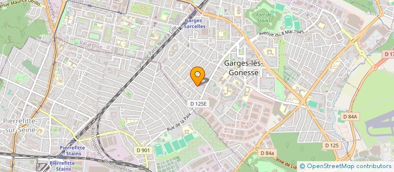 localisation de l'entreprise AMSRANORD  SARCELLES