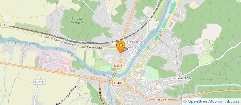 localisation de l'entreprise AMSTAD à LA FERTE-SOUS-JOUARRE