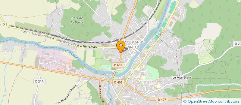 localisation de l'entreprise AMSTAD  LA FERTE-SOUS-JOUARRE