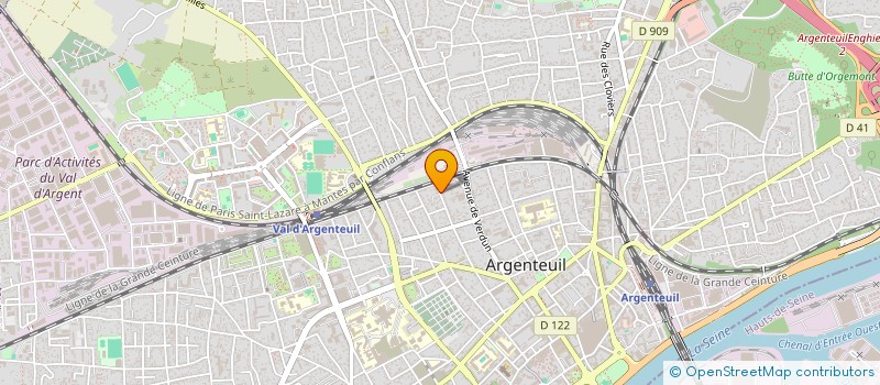 localisation de l'entreprise AMSTECHNOLOGY  ARGENTEUIL