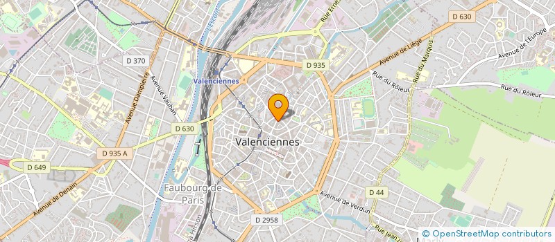 localisation de l'entreprise AMSTI à VALENCIENNES