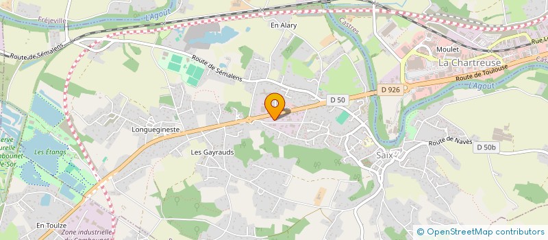 localisation de l'entreprise AMSTRAD  SAIX