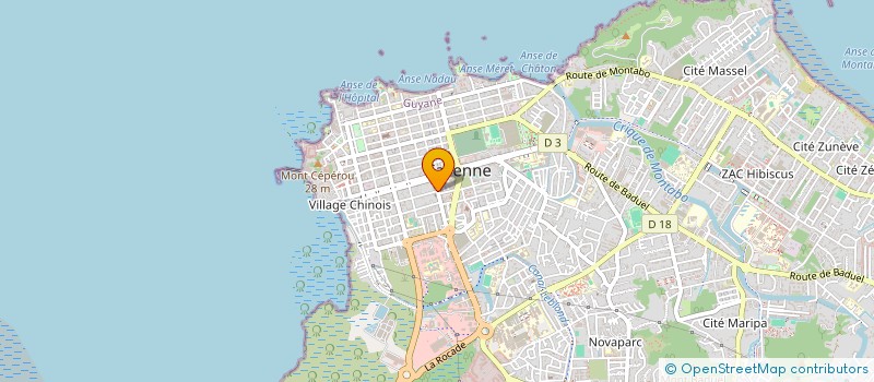 localisation de l'entreprise AMSV  CAYENNE