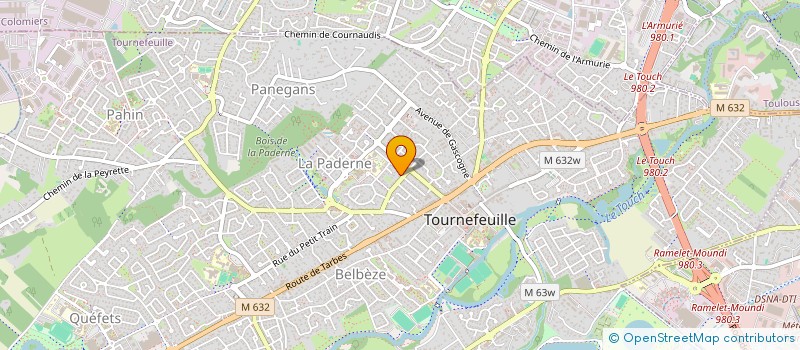 localisation de l'entreprise AMSY  TOURNEFEUILLE