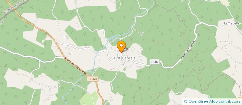 localisation de l'entreprise AMSY  SAINT-CAPRAIS