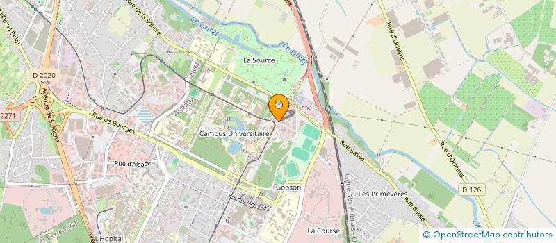 localisation de l'entreprise AMSYS à ORLEANS