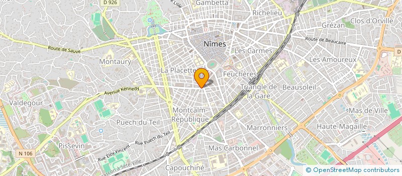 localisation de l'entreprise AMSYY  NIMES