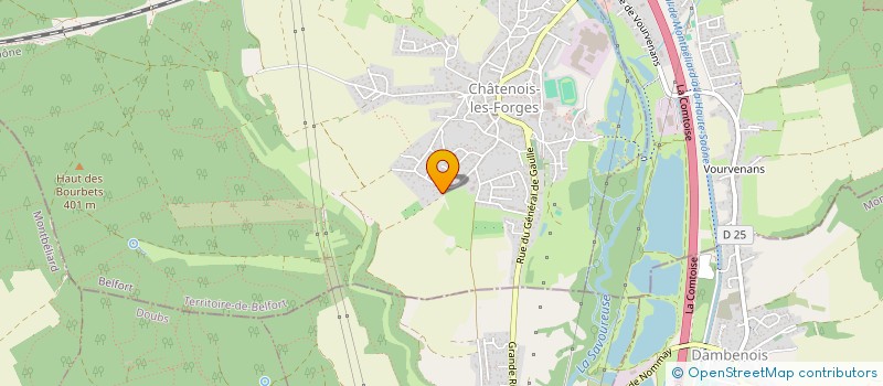 localisation de l'entreprise AMT à CHATENOIS-LES-FORGES