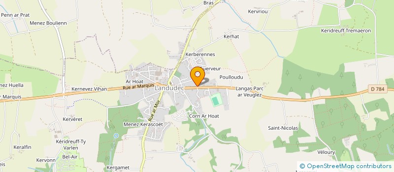 localisation de l'entreprise AMT à LANDUDEC