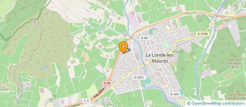 localisation de l'entreprise AMT 83  LA LONDE-LES-MAURES