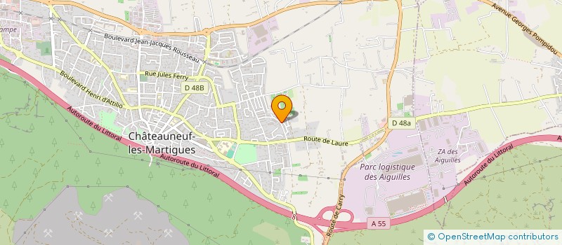 localisation de l'entreprise AMT à CHATEAUNEUF-LES-MARTIGUES