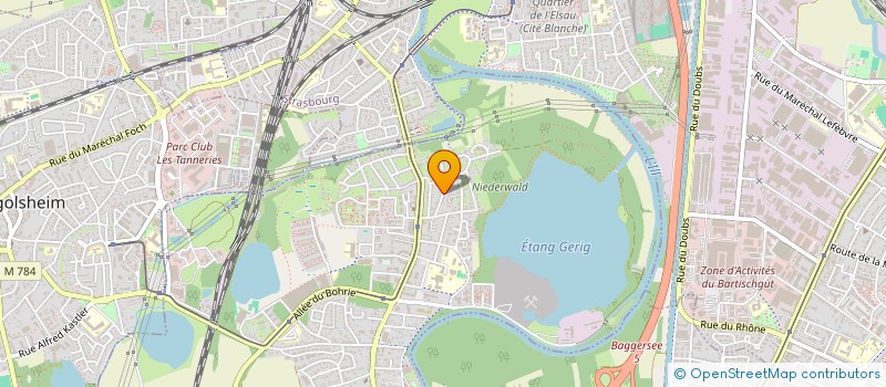 localisation de l'entreprise AMT  OSTWALD