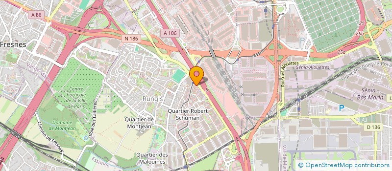 localisation de l'entreprise AMT - AERO MAINTENANCE & TRADING à RUNGIS