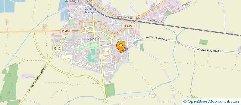 localisation de l'entreprise AMT ASSOCIATION MUSIC TEAM  NANGIS