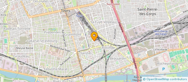 localisation de l'entreprise AMT AUTOMOBILES à TOURS