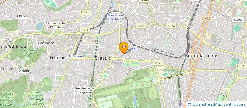 localisation de l'entreprise AMT CONSEIL à SCEAUX