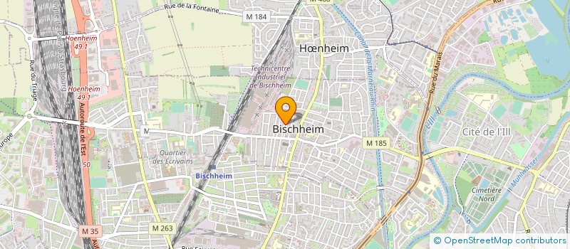 localisation de l'entreprise AMT CONSTRUCTION à BISCHHEIM
