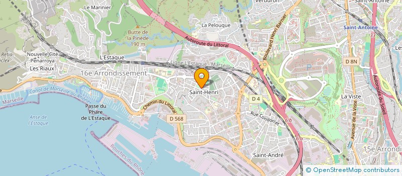 localisation de l'entreprise AMT CONSTRUCTION à MARSEILLE