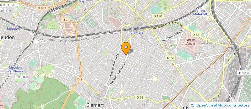 localisation de l'entreprise AMT ELEKTRA à CLAMART