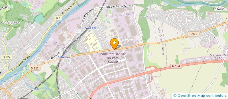 localisation de l'entreprise AMT EMBALLAGES à SAINT-OUEN-L'AUMONE