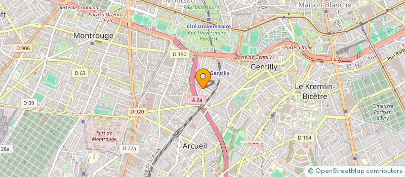 localisation de l'entreprise AMT FROID  ARCUEIL